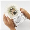 Engraved Wedding Photo Snow Globe