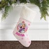 Ivory Faux Fur Stocking