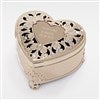 Gold Heart Anastasia Clover Jewelry Box 