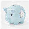 Blue Ceramic Piggy Bank 