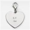 Engraved Heart Charm Back