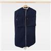Embroidered Navy Garment Bag (Front)