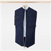 Embroidered Navy Garment Bag (Open)