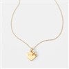 Kids Gold/Sterling Silver Heart Necklace