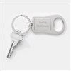 Silver Bottle Opener Keychain  