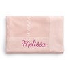 Cotton Knit Receiving Blanket in Pink