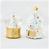 Product Thumbnail White and Gold Christmas Tree Globes