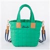 Shiraleah Quilted Mini Tote in Green    