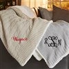 Cable Knit Throw Blankets