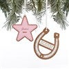 Product Thumbnail Star and Horseshoe Ornament