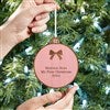 Pink Ornament by Tree