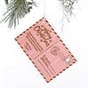 Postcard Ornament in Pink