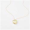 Gold Heart Locket Front