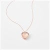 Rose Gold Heart Locket Front