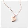 Product Thumbnail Rose Gold Infinity Bail Heart Locket