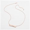 Product Thumbnail Rose Gold Bar Necklace