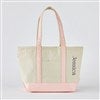 Product Thumbnail Metallic Rose Gold Tote - Side Text