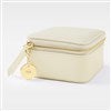 Product Thumbnail Cream Leather Travel Jewelry Case