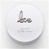 Product Thumbnail Engraved Silver Love Round Keepsake Box