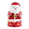 Ceramic Musical Santa Light Up Sitter 