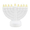 Ceramic Menorah Light Up Sitter