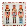 Nutcracker Glass Serving Platter 