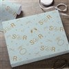 Product Thumbnail Blue Paper with Initials