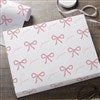 Product Thumbnail Pink Bow Personalized Wrapping Paper