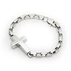 Engraved Cross Urn Bracelet - Back View