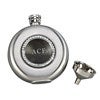 Engraved Round Jeweled Flask with Funnel