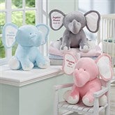 Embroidered Jumbo Plush Baby Elephant - 15643