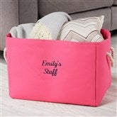 Pink Storage Tote