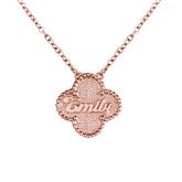 Rose Gold Clover Necklace