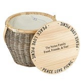 Peace Love Picnic Basket