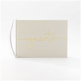 Ivory/Gold Guest Book