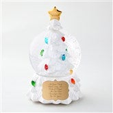 White Tree Snow Globe