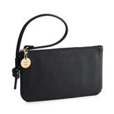 Leather Wristlet - Black