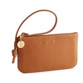 Leather Wristlet - Pecan