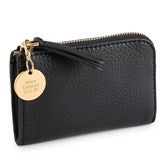 Leather Card Pouch - Black