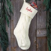 Kittenish Stocking - Ivory