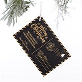 Postcard Ornament - Black