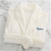 Kittenish Ivory Fleece Robe