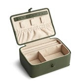 Leather Jewelry Box- Green