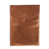 Leather Tech Sleeve - Bronze