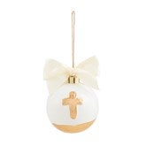 Cross Ball Ornament