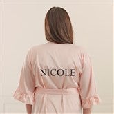 Blush Robe - Metallic Name