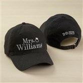 Bridal Bling Hat - Black