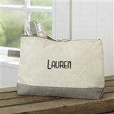 Grey Makeup Bag