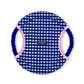 Blue Gingham Frisbee Toy