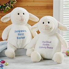 Baby's First Easter Personalized Plush Lamb - 19752